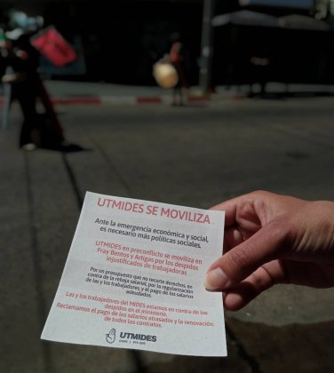 Utmides en lucha contra los despidos y salarios impagos