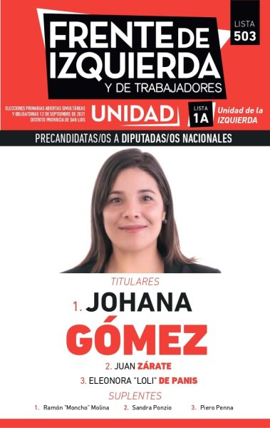 #Elecciones2021: ¿Por qué votar a la izquierda en San Luis?