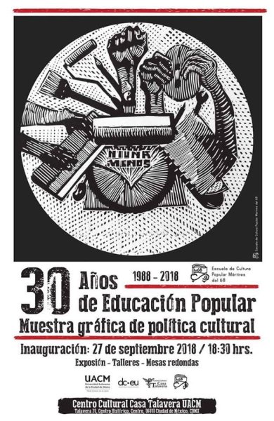 Exposición gráfica, 30 años de La Mártires del 68