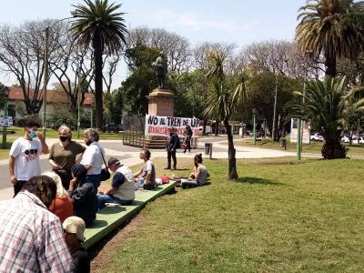 Se realizó actividad en contra de la instalación de UPM