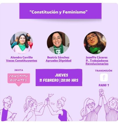 Conéctate y súmate: Debate sobre "Constitución y Feminismo"