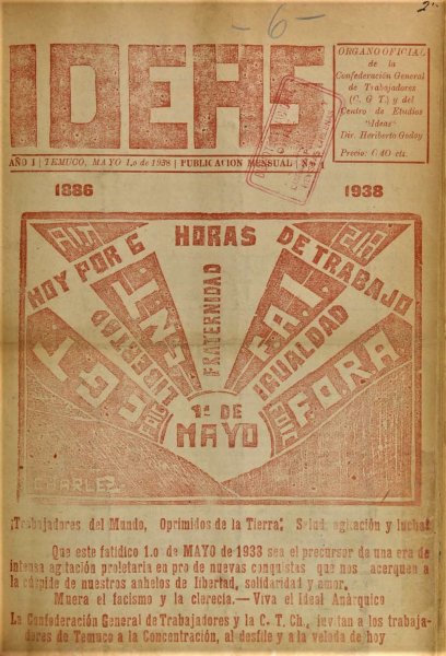 ¿Qué sucedía un 1° de Mayo en Temuco hace 85 años atrás?: La tradición anarcosindicalista y la presencia de mujeres antifascistas en las filas trabajadoras