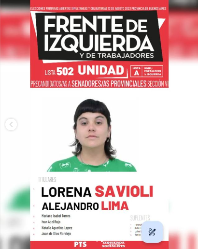 Savioli y Lima, precandidatos a senadores por la sección VI.