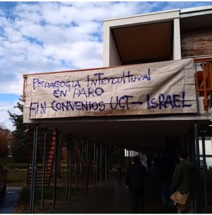 Estudiantes de Temuco exigen romper relaciones con Israel e inician movilizaciones en apoyo a Palestina