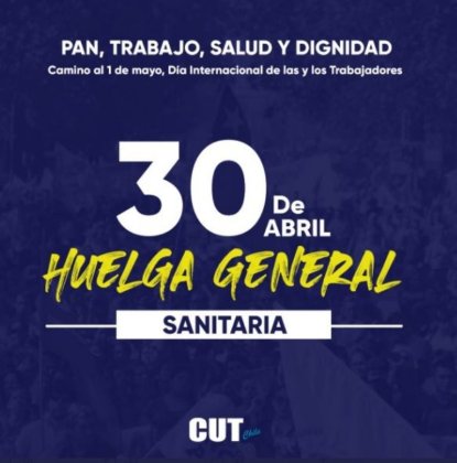 Se crea Comité de Huelga en Salud frente al llamado a "huelga sanitaria" convocado por la CUT