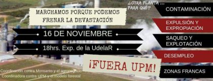 Marcha contra UPM