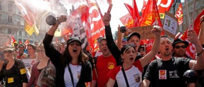 Débil movilización en Francia por el 1º de Mayo