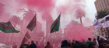 Trabajadores de la carne se movilizaron contra los abusos de la industria