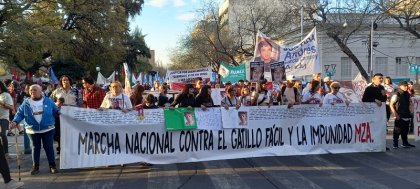 El Estado es responsable: marcha contra el gatillo fácil y la impunidad en Mendoza