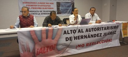 Denuncian maniobras para imponer nueva reelección de Hernández Juárez frente a STRM