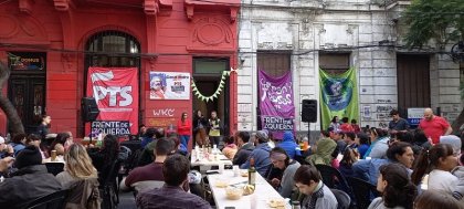 Asamblea del PTS en Rosario: "construyamos un nuevo sentido común, que es posible unirnos y crear una salida desde abajo a esta situación"