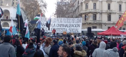 Gran festival en Plaza de Mayo por los detenidos en la Ley Bases