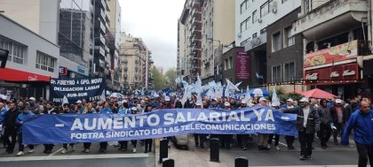 Telecomunicaciones: importante movilización y jornada de lucha nacional