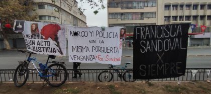 Acto homenaje a Francisca Sandoval, reportera y comunicadora de Señal 3 de La Victoria asesinada el Primero de Mayo de 2022