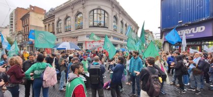 Importante acto y concentración en Anses, como parte del paro nacional contra los despidos en el Estado