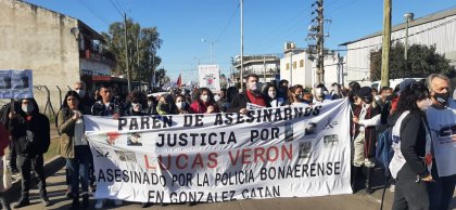 La Matanza: Encuentro a un año del gatillo fácil contra Lucas Verón - YouTube