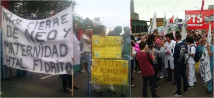 Hospital Fiorito: movilización por la reapertura de Neonatología