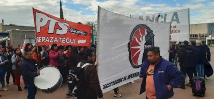 Berazategui: trabajadores municipales marcharon contra los despidos