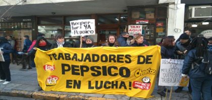 Todos unidos por la lucha de las y los trabajadores de Pepsico en Argentina