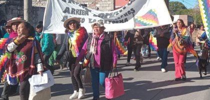 Comunidades protestaron en la reunión del Gobierno de Jujuy con el CFI y la empresa Mekorot