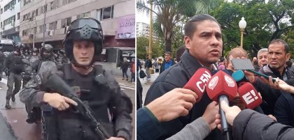 Plaza Once: violento operativo contra choferes autoconvocados frente a la UTA