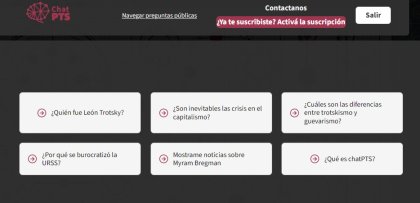 Llegó ChatPTS: inteligencia artificial para un medio socialista