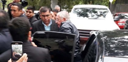 Eduardo Fellner prestó declaración indagatoria ante el juez Isidoro Cruz