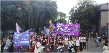 Convertimos las calles en el gran salón de las mujeres y las disidencias.