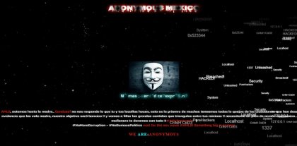 Anonymous México hackea página de Condusef y va por Banxico