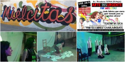 Zona Oeste: artistas en apoyo a la lucha de las trabajadoras de Mielcitas