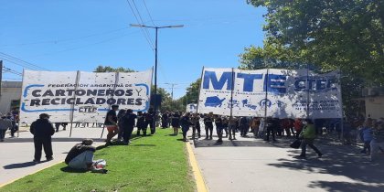 San Vicente: reprimen y detienen a trabajadores del Ecopunto