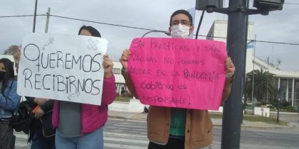 “Necesitamos nuestro titulo para que dejen de precarizarnos“