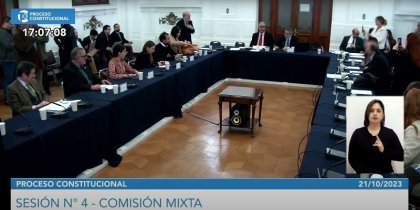 Se consolida el texto de derechas, votan en bloque. Este sábado terminó de sesionar la comisión mixta