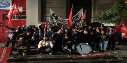 La izquierda junto a les estudiantes recuperan el Centro de Estudiantes del Alicia M. de Justo