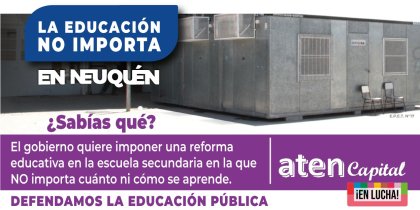 “No hay una discusión real de cómo llevar adelante una política educativa”