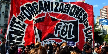 El Frente de Organizaciones en Lucha denunció los allanamientos y la persecución política