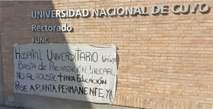 La rectora radical de la UNCuyo descontará a los docentes que hicieron paro por aumento salarial y contra el ajuste del gobierno nacional