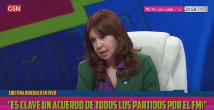 Cristina en C5N: "Lo de Alberto fue una buena estrategia"