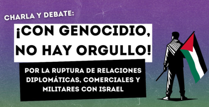 Foro “Con genocidio no hay orgullo”: a las 20 hrs en acampe por Palestina de la Universidad de Chile