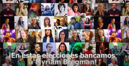 Feministas, artistas y referentes de derechos humanos llaman a apoyar la candidatura de Myriam Bregman