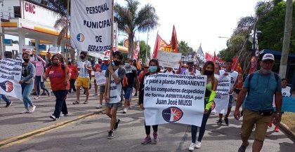 Municipales de Berazategui: no hubo acuerdo y sigue la lucha