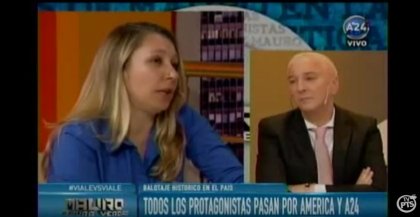 Myriam Bregman en América TV el día del balotaje - YouTube