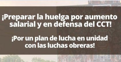 Por un bloque de delegados democráticos y combativos al congreso del STUNAM