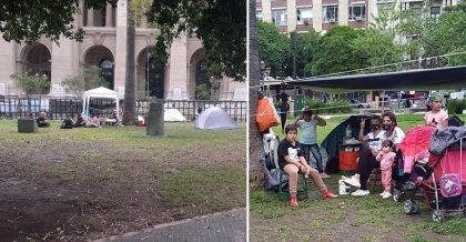 Contra el hacinamiento y las torturas: familiares de presos acampan frente a la Corte Suprema