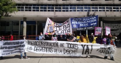 La Plata: caravana contra los despidos y la precarización laboral y educativa