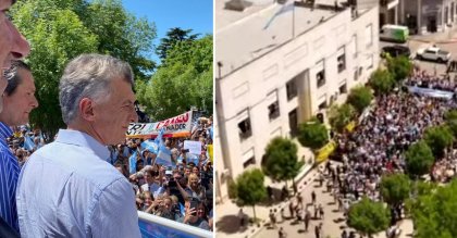 Macri en Dolores, ante una plaza casi vacía: “Sabemos de nuestras buenas intenciones”