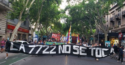 Miles marcharon a 3 años de la histórica lucha que defendió la Ley 7722