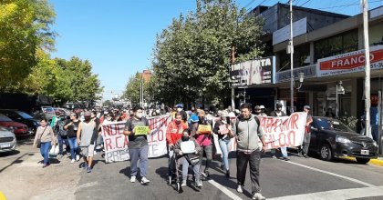 Marcha del barrio recuperado La Nueva Unión de Rafael Castillo - YouTube