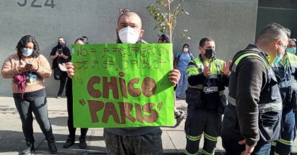 Revisa esta gran galería de fotos de la movilización del Hospital Barros Luco