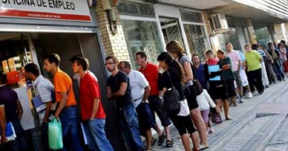 Según el BCE el desempleo en Europa es del 15%